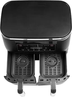 Airfryer 2 Laden - 7,6L - 6-in-1 - Olievrij Airfryen - Braden, Bakken, Opwarmen, Drogen - Kookt 4-6 Porties - Vaatwasmachinebestendige Manden - Antibaklaag — thumbnail 6