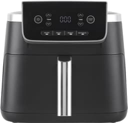 Airfryer enkele Lade - 4-in-1 Airfryer - Roosteren, Opwarmen, Drogen - Voor 1-2 Porties, Digitaal, Voor Bevroren Voedsel - Anti-aanbak Lade & Mandje - 2000W — thumbnail 1