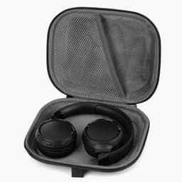 Allecto- Hoofdtelefoon draagtas - beschermende hoes - opbergtas - zwart - kabelopslag - geschikt voor JBL Tune 670NC, Tune 660, Tune600BT, Tune570BT, Live 460NC, Live 400BT - harde schaal - reistas - oplader opslag — thumbnail 5
