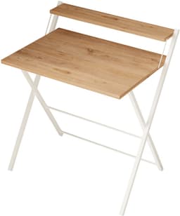 Zeo Wood® - Bureau Inklapbaar - Computertafel - Bureau Houtkleur - Game Bureau - Laptoptafel — thumbnail 3