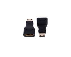 Mini HDMI naar HDMI Adapter – Full HD 1080p – Geschikt voor Camera, Tablet en Laptop – HDMI Verloopstekker