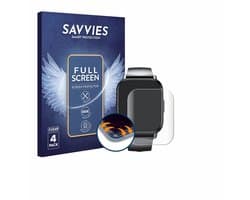 Savvies - Screenprotector voor Gard Pro Health Smartwatch 2 - Folie Beschermfolie transparant volledig dekking 4 Stuks