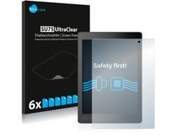 Savvies - Screenprotector voor Kobo Aura One - Folie Beschermfolie transparant 6 Stuks