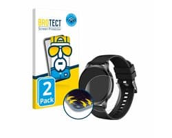 BROTECT - Screenprotector voor Maoo Ventura AMOLED Smartwatch 1.32" - Folie Beschermfolie transparant volledig dekking - 2 Stuks