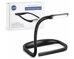 Otrevo® Neklamp - Nekleeslamp - Leeslampje voor boek - Neklampje voor Haakwerk - Neklamp Oplaadbaar - LED leeslamp - Nekleeslampje - Dimbaar - Flexibel