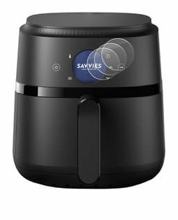 3 Stuks Savvies Screenprotector - geschikt voor Philips Airfryer 2000 Gen 2 4,2L - beschermfolie glas transparant — thumbnail 6
