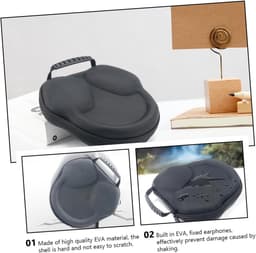 Beschermhoes Voor Hoofdtelefoonbox Waterbestendige Hoofdtelefoon-draagtas Draagbare Hoofdtelefoon-opbergdoos，22*21*5.5CM — thumbnail 2