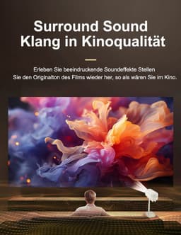 Android Mini Projector WiFi & Bluetooth | 1080p LCD Beamer met Interne Speaker | Android 11.0 + 7.000+ Apps — thumbnail 5