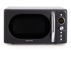 CREATE - Digitale magnetron-grill 900 W - Zwart - MICROWAVE RETRO