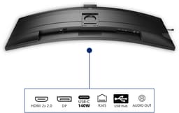 Philips 49B2U6900CH - Ultrawide QHD Curved Monitor - USB-C 100w - RJ45 - KVM switch - HDR400 - Webcam - 5jr Garantie - 49 inch — thumbnail 5