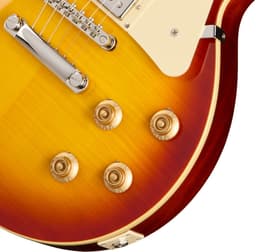 Epiphone Les Paul Standard 50s Washed Cherry Sunburst - Single-cut elektrische gitaar — thumbnail 3