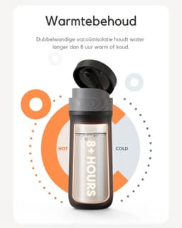JOR Products® French Press - Koffiezetapparaat - Koffiebonen - Thermoskan - Camping - Reizen - Travel Mug - Espresso - Thee — thumbnail 3
