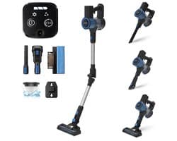 MYBOT E6 Advanced - Steelstofzuiger met Dweilfunctie - 250W - 20Kpa - 3 Zuigniveaus - Vacuum Cleaner - Steelstofzuiger Draadloos - Zonder Zak - Op Accu