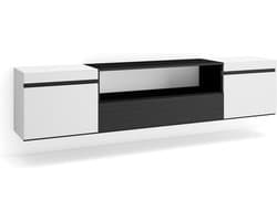TV-kast - Woonkamermeubel - Opbergen Televisie - Modern Design - 200x45x35 cm - Wit