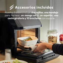 Airfryer – Heteluchtfriteuse – Airfryer Oven – Vetarm Koken – Digitale Touchscreen – 11L Inhoud – 1800W Vermogen – Temperatuur Instelbaar 80-200°C — thumbnail 2