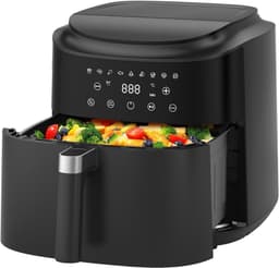 SAVI® Airfryer XXL - Mini-oven - Heteluchtfriteuse - 9L - 9 Programma's - Zwart - 30cm x 32cm x 31cm — thumbnail 1