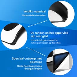 longziming - Koptelefoonstandaard - Headset houder - Koptelefoonhaak - 2 stuks - Zelfklevend - ABS materiaal - Draagvermogen 1 kg - Beschermend siliconen kussen — thumbnail 2