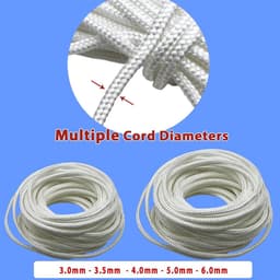 Grasmaaier trekkoord - Trekkoord - Ø5mm - 10m - Trekkoord startkoord - startkoord - nylon - universele motor starter - voor grasmaaiers met snoer voor de meeste grasmaaiers — thumbnail 3