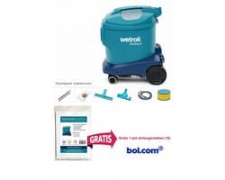 Wetrok Durovac 11, COMPLEET PAKKET, Krachtige Zuigkracht, Professionele Stofzuiger – 900W – Zeer Stil – 12 m Kabel – Industriële Stofzuiger – Incl. 10 gratis stofzuigerzakken