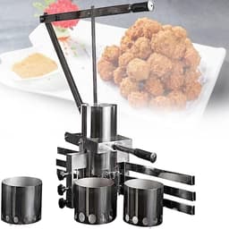 Kroketmachine RVS - Gehaktbalvormer - Snel Ballen Maken - Multifunctioneel Ontwerp - 133x30CM - Zilverkleurig — thumbnail 1