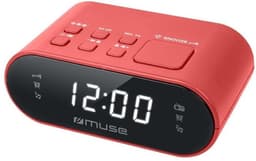 Muse M-10RED - Compacte wekkerradio - voorkeuzezenders - dimbaar display - sleep / snooze - back-up batterij — thumbnail 2