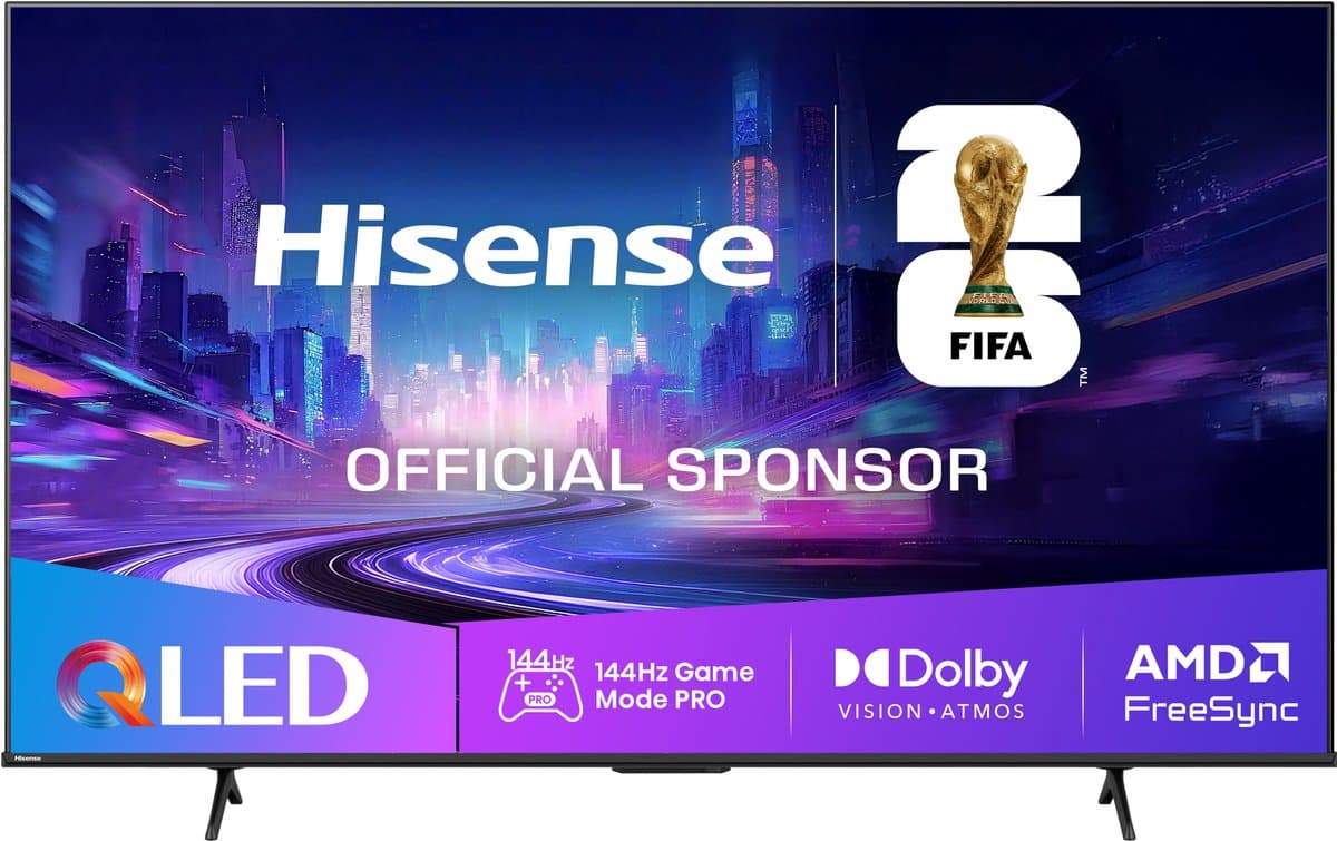 Hisense 65E7Q PRO - 65 inch - 4K QLED - 144hz - 2025 - Smart TV — afbeelding 1