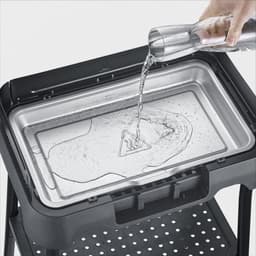 Severin PG 8596 Tafelgrill met Voet – 2000 W – Aluminium Grillplaat – Glad & Geribbeld – Zwart — thumbnail 4
