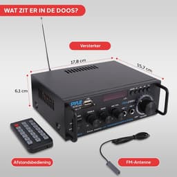 Audio Versterker - Stereo Versterker - Amplifier- Complete Set - Geluid — thumbnail 4