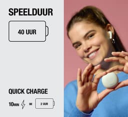Fresh 'n Rebel Twins Core 2 - Draadloze oordopjes - Bluetooth oortjes met 40 uur speeltijd - Met Microfoon en App - Ice Grey — thumbnail 4