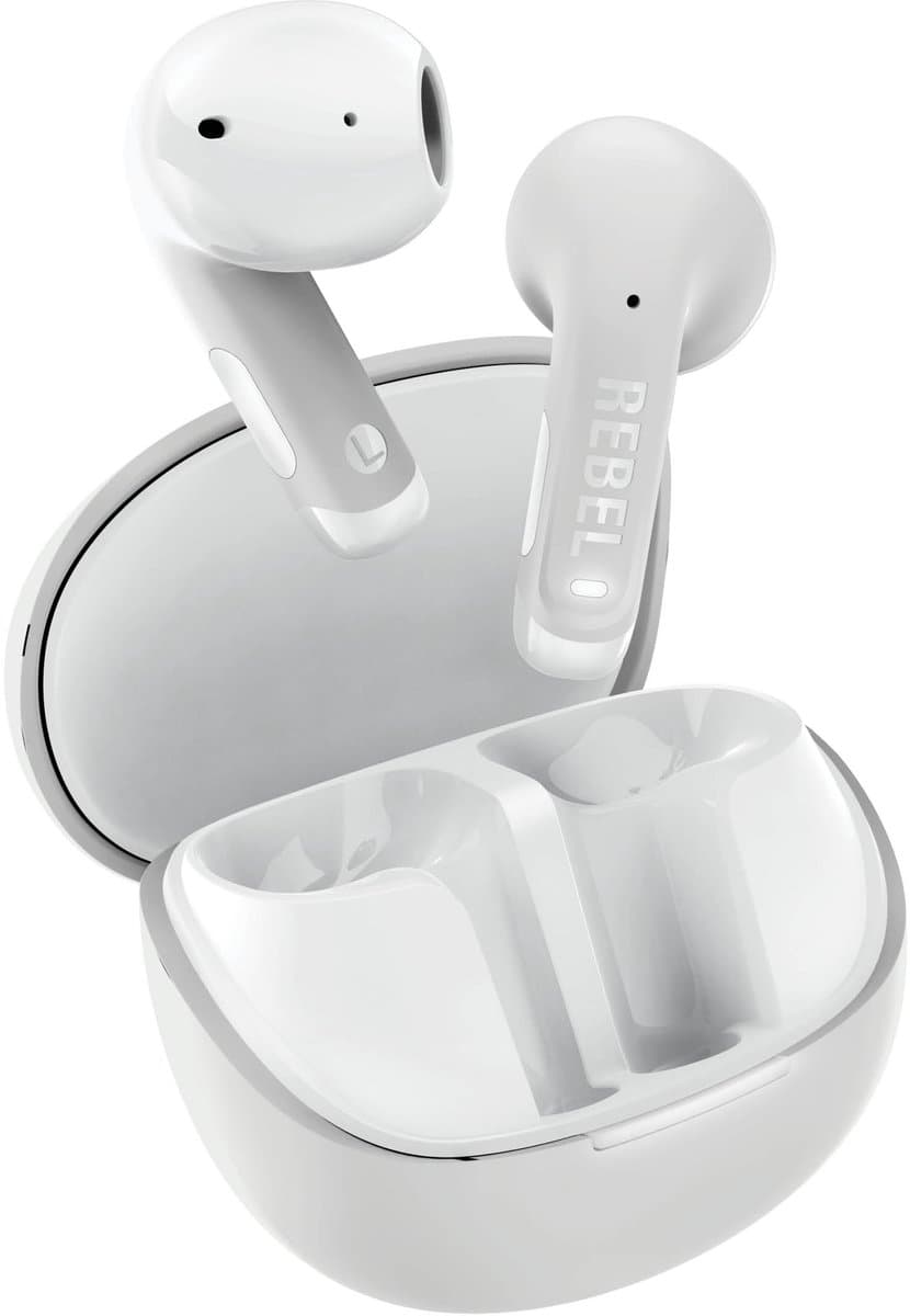 Fresh 'n Rebel Twins Core 2 - Draadloze oordopjes - Bluetooth oortjes met 40 uur speeltijd - Met Microfoon en App - Ice Grey — afbeelding 1