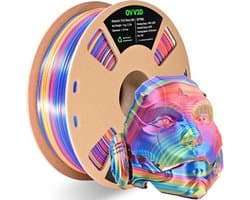 1kg Zijde PLA 1.75mm 3D Printer Filament Regenboog Kleur