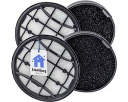 Kleanburg filterset geschikt voor Philips VC7000 en VC8000 serie, vervangt XV1681/01, 2 complete sets, wasbaar, voor XC7053 XC7055 XC7057 XC8055 XC8057