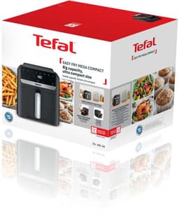 Tefal Easy Fry Mega Compact EY8618 - Airfryer - 7,5L - Snel Opwarmend - Compact — thumbnail 6