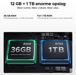DOOGEE Blade 20 Max 4G - Robuuste Smartphone - Robuuste Telefoon - 36GB RAM + 1TB ROM /2TB TF - Helio G100 - 11800 mAh/ 33 W - 6,6 inch + 120 Hz - 3 kaartsleuven - 20MP Nachtzicht - Face ID - IP68 - Rood — thumbnail 3