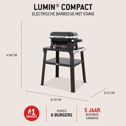 Weber Lumin Compact met stand Elektrische Barbecue — thumbnail 2