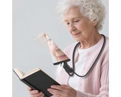 Handsfree Vergrootglas 5X met Geïntegreerde Verlichting voor Lezen en Hobby's