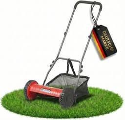 STAHLMANN RoyalCut Handmaaier Kooimaaier - Grasmaaier met 40 of 30 cm Maaibreedte, 27 liter Grasopvangbak, 4-traps Maaihoogteverstelling - Handmatige Grasmaaier Kooimesmaaier - Stil en Milieuvriendelijk — thumbnail 1