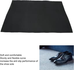 Rubberen zoolplaat reparatie 4 mm dik antislip duurzaam schoenzool hiel bescherming — thumbnail 5