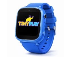 TinyPlay Smartwatch Kinderen - Dual Camera - Spelletjes - USB Oplaadbaar kinderhorloge - Kinder smartwatch - Jongen - Blauw