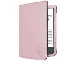 Luxe Hoesje Geschikt voor Pocketbook Touch HD 3 Hoes Cover Roze Goud