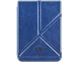 Origami Sleepcover Geschikt voor Tolino Shine 4 Hoes Marine Blauw