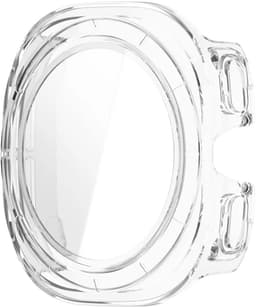 Hoesje Geschikt voor Samsung Galaxy Watch Ultra - Bumper Case met Ingebouwde Tempered Glass - Volledige Bescherming - Transparant — thumbnail 4