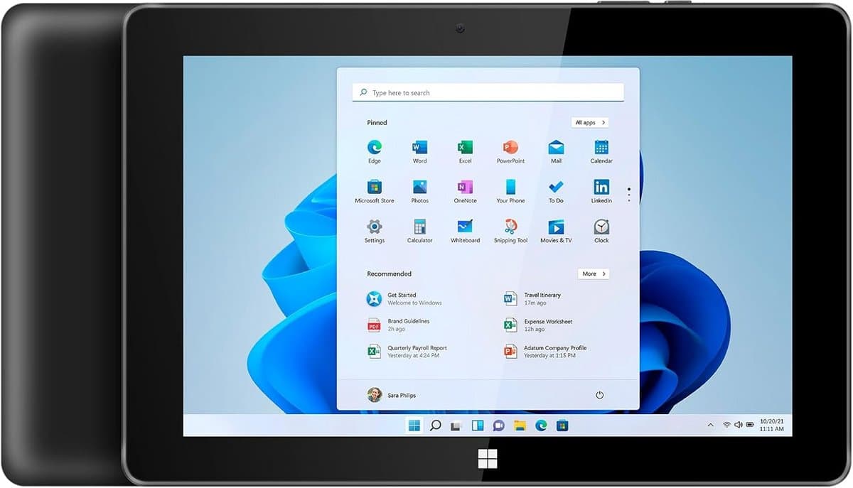 Krachtige 10.1 Inch 2-in-1 Tablet Windows 11 Pro met 8GB RAM en 256GB Opslag — afbeelding 1