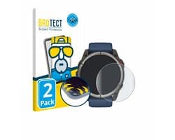 BROTECT - Screenprotector voor Garmin quatix 8 (51 mm) - Folie Beschermfolie matte volledig dekking 2 Stuks