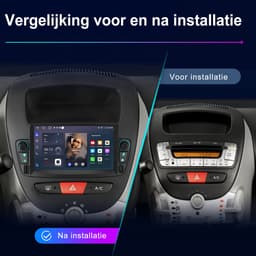 Junsun Autoradio Geschikt Voor Toyota Aygo | 2005 t/m 2014 Accessoires - Android 15 - Achteruitrijcamera - 6GB+128GB, Draadloze CarPlay & Andriod Auto, DAB+, Bluetooth, GPS-Navigatie, 4G & WIFI, RDS, SWC, 10 inch Touchscreen, DSP, Octa-core processor — thumbnail 1