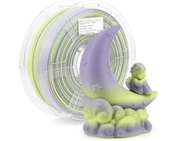 PLA Filament - 3D Print Materiaal - Modelbouw Printen - Snelle Kleurwisseling - 1.75 mm - Regenboog Gradiënt