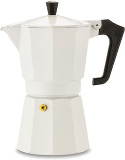 Italiaans koffiezetapparaat - PEZZETTI - ITALEXPRESS - Aluminium - 6 kopjes - Wit — thumbnail 1