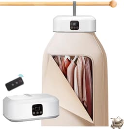 Mini Droger Set met Warmtepomp - 1-8 Uur Timer - Afstandsbediening - UV Sterilisatie - Compact voor Thuis, Zakelijk, Hotel en Camping - Energieklasse A+ — thumbnail 1