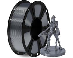 3D Printer Filament - PLA Materiaal - Modelleren Printen - Nauwkeurige Diameter - 175 mm - Zilver