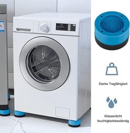 Vibratiedemper 4 stuks anti-trillingsdemper voor wasmachine droger geluidsisolatie anti-trillingsmat blauw — thumbnail 2